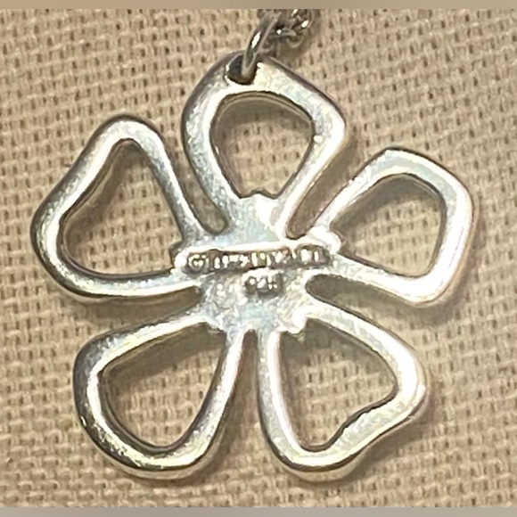 Tiffany & Co Hibiscus Sterling Silver Pendant Necklace - Picture 6 of 8